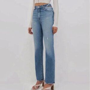 NEW SZ 25 The Amelia Straight Leg Denim in Vintage Melrose.